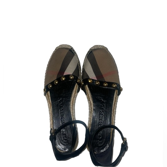 Burberry Studded Espadrille Flats Sandal - Picture 6 of 15
